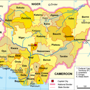 Map of Nigeria