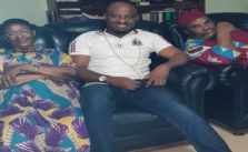 Yul Edochie pays visit to his veteran actor father Pete Edochie and mum