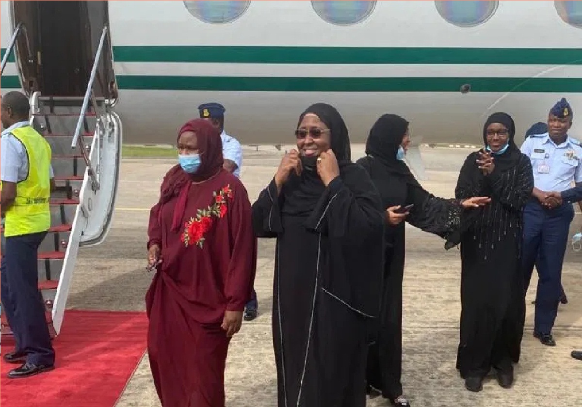 Aisha Buhari and her daughter1
