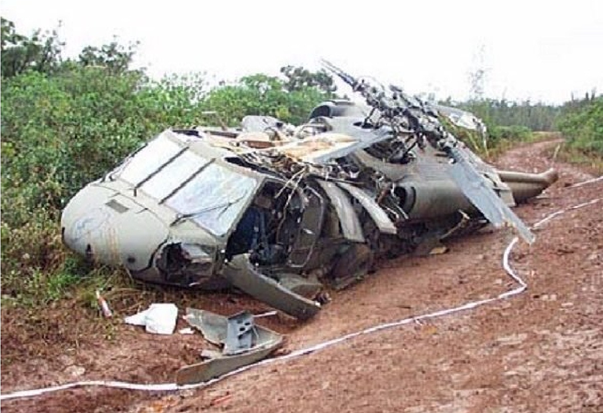 Helicopter crashes in Lagos