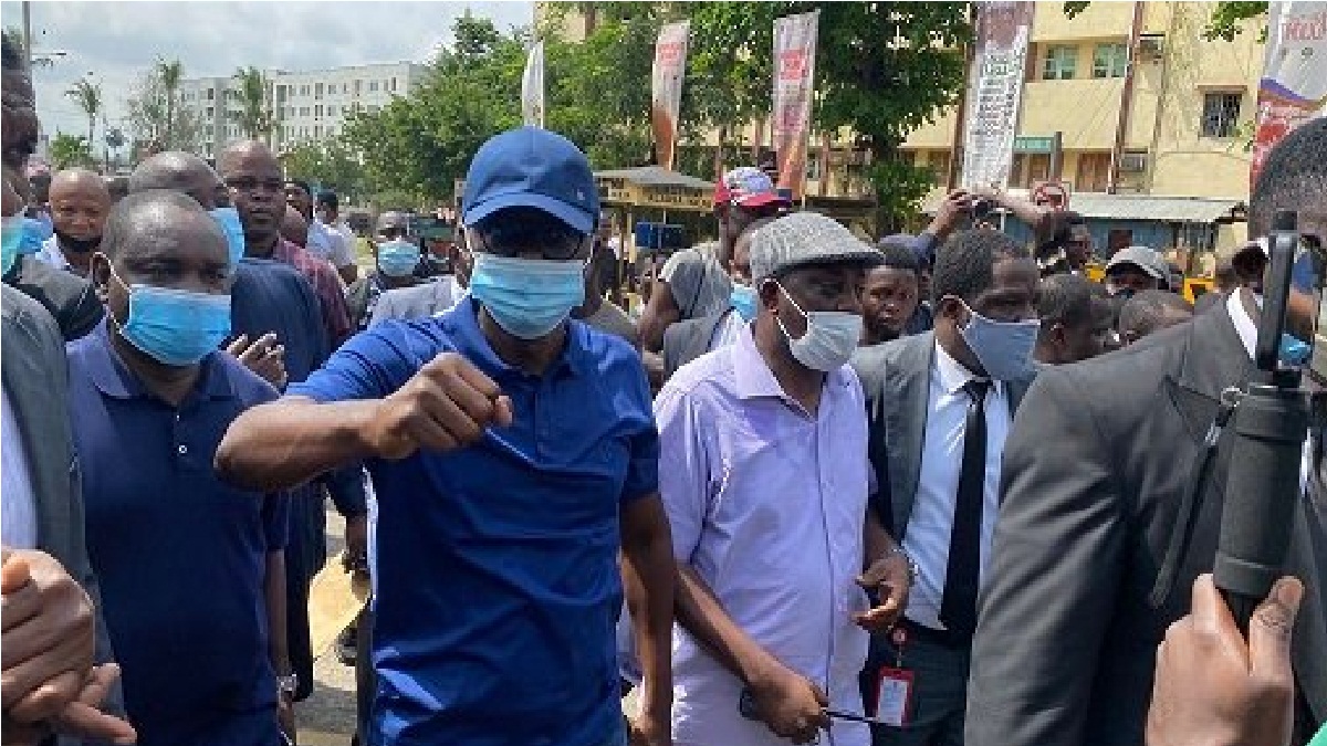 Sanwo-Olu joins #EndSARS protest