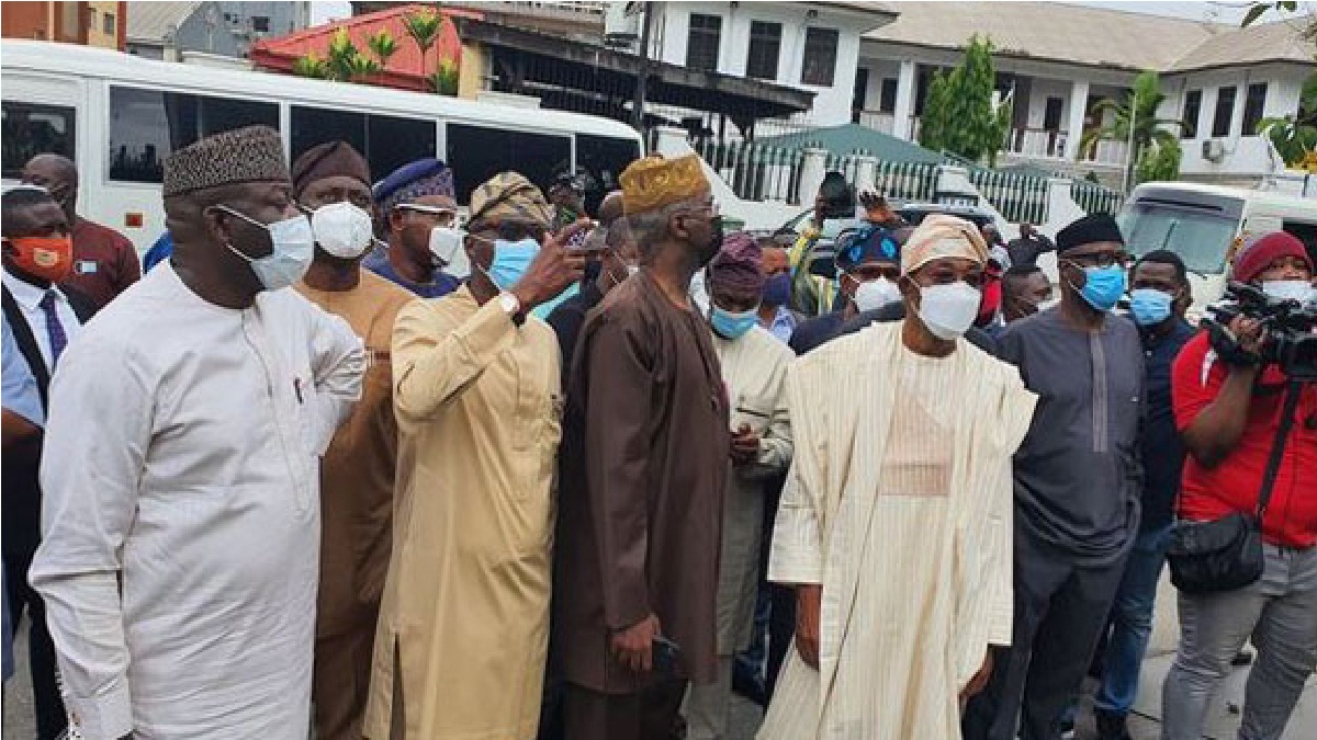 South-West governors, ministers visit Sanwo-Olu