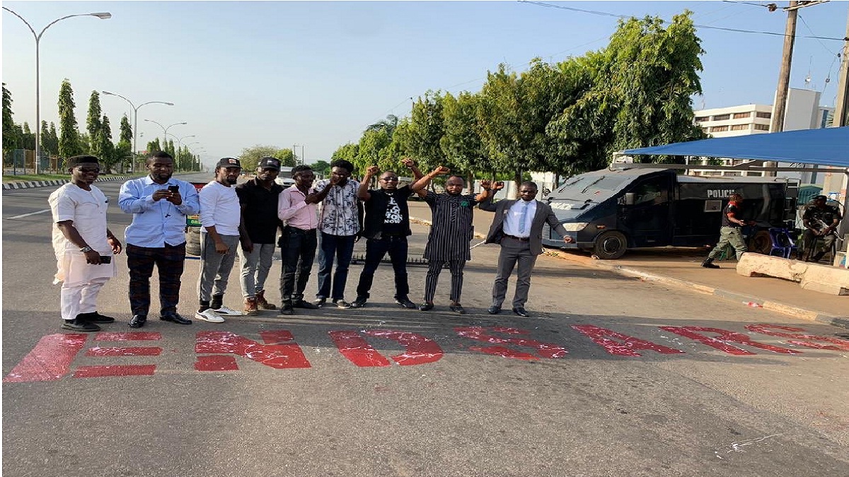 #EndSARS Protesters return to Abuja streets