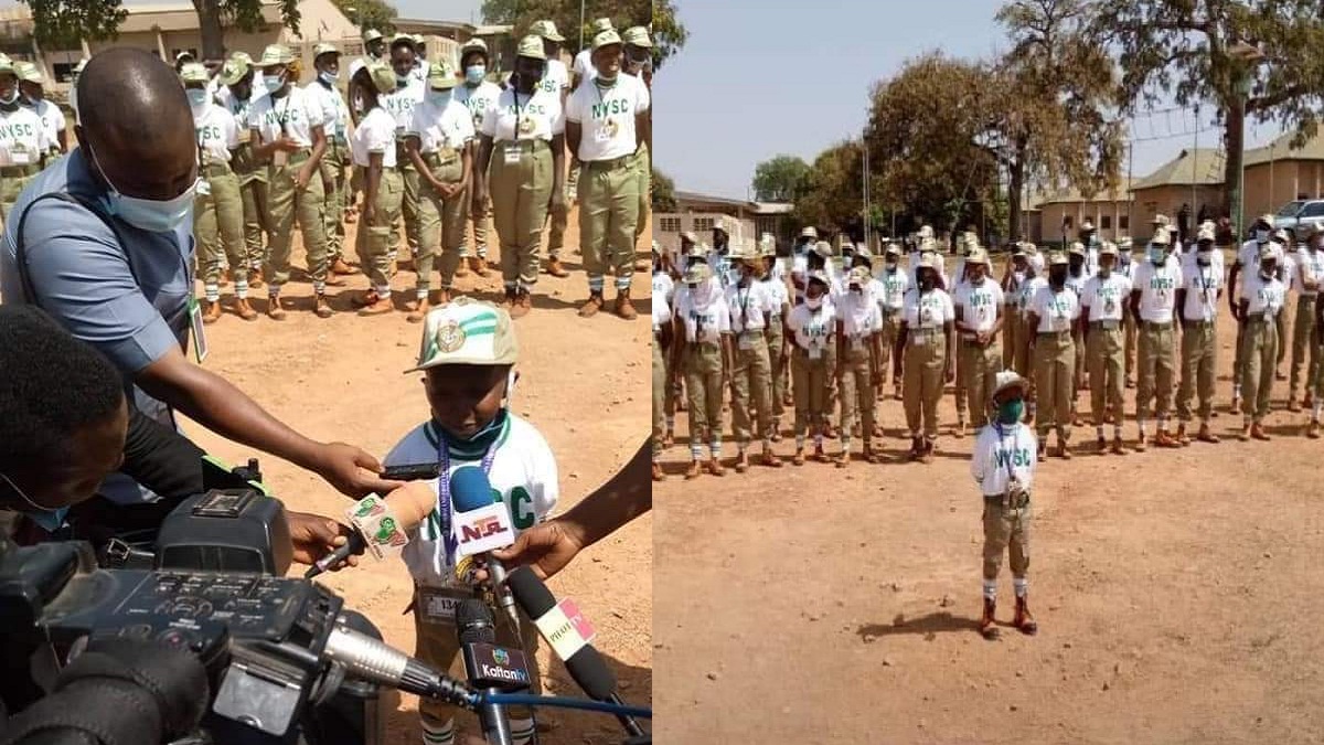 Meet Abu, the shortest Corps member ever in Nigeria