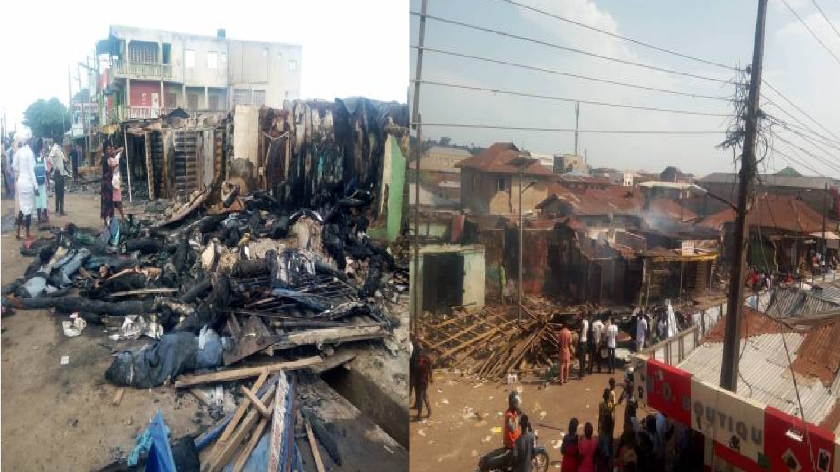 Trader hospitalised in Ondo as fire destroys goods worth over N300 million