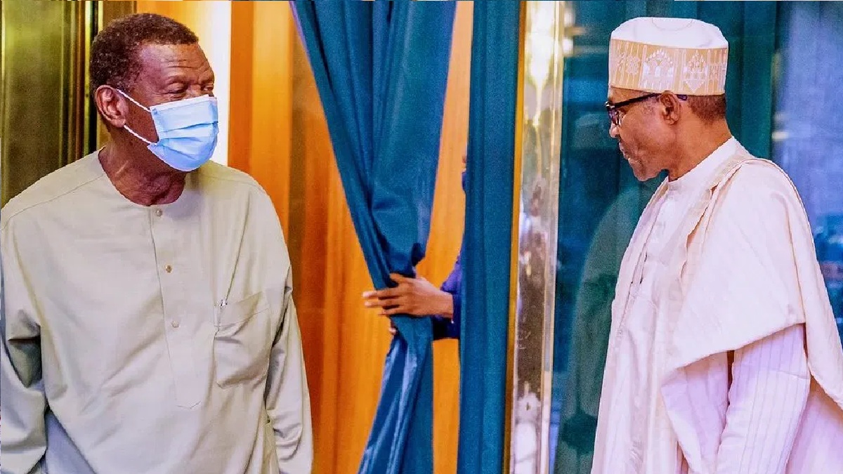 Buhari and Pastor Adeboye