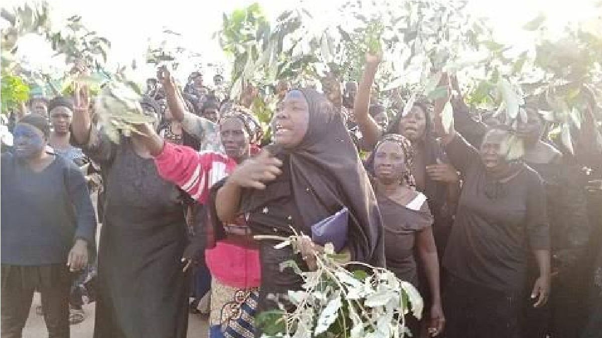 women protests in Kastina