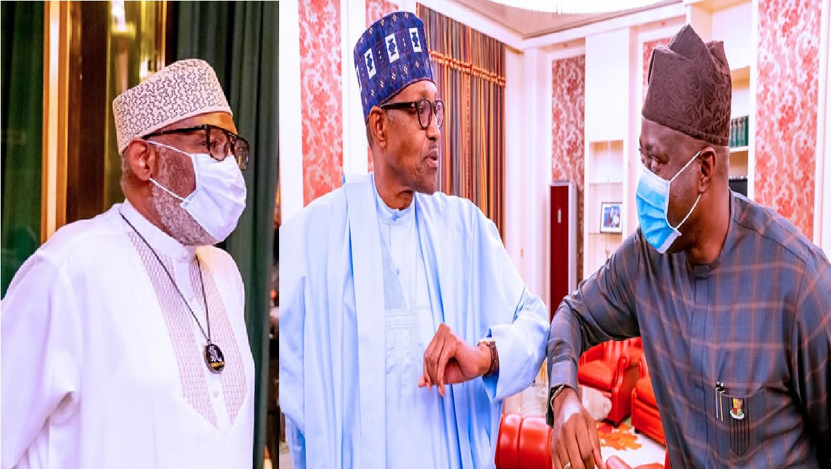 Akeredolu, Buhari and Makinde