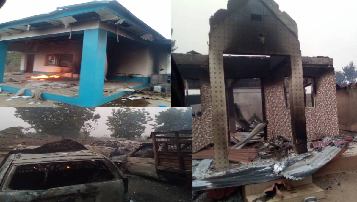 Yoruba youths burnt fulani house