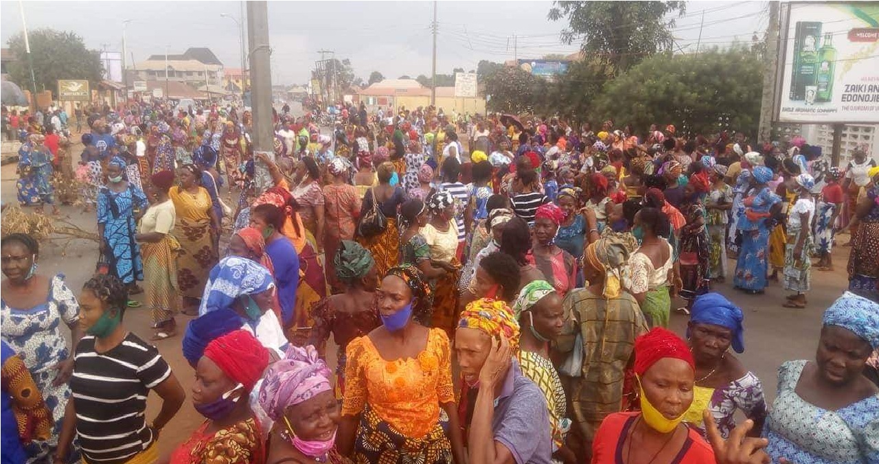 Edo woman protest