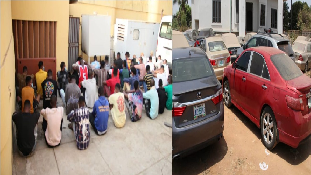 Efcc arrests 37 yahoo boys in Ekiti