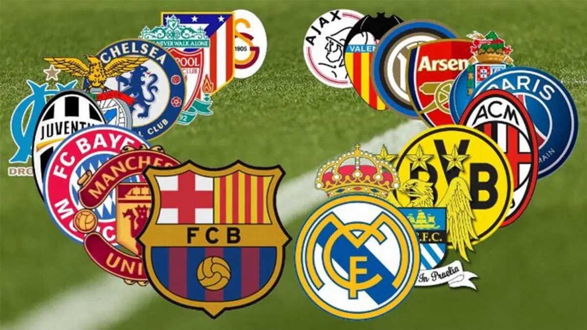 Biggest clubs in Europe