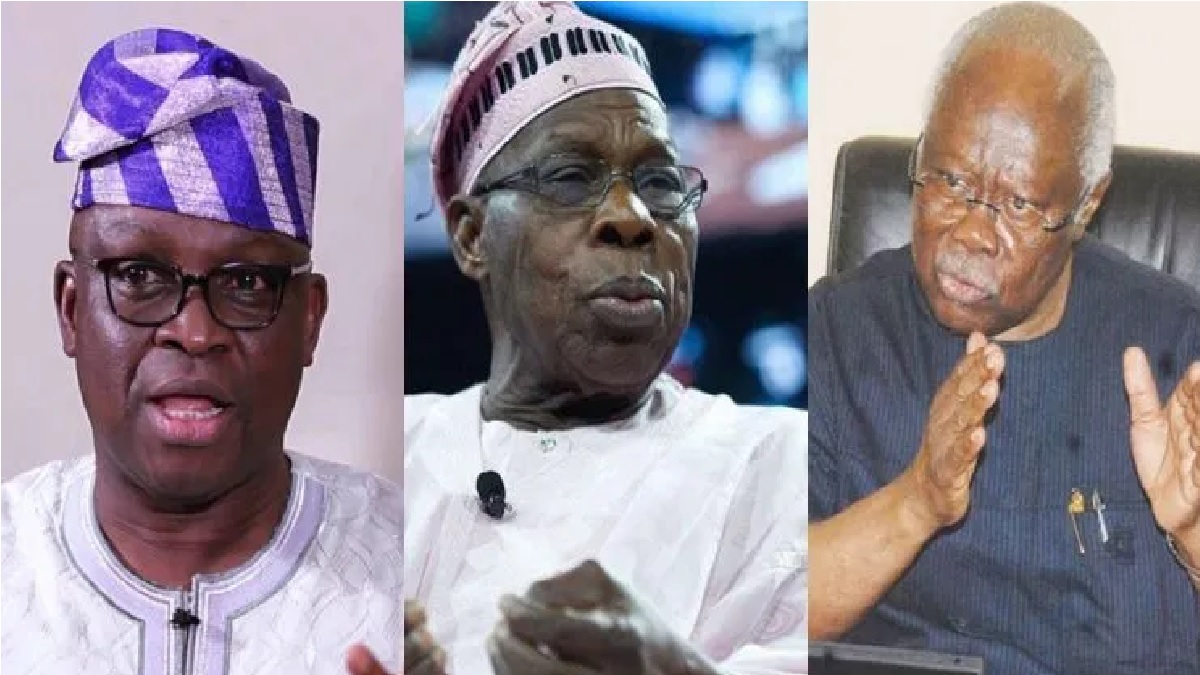 Fayose, Obasanjo and Bode George