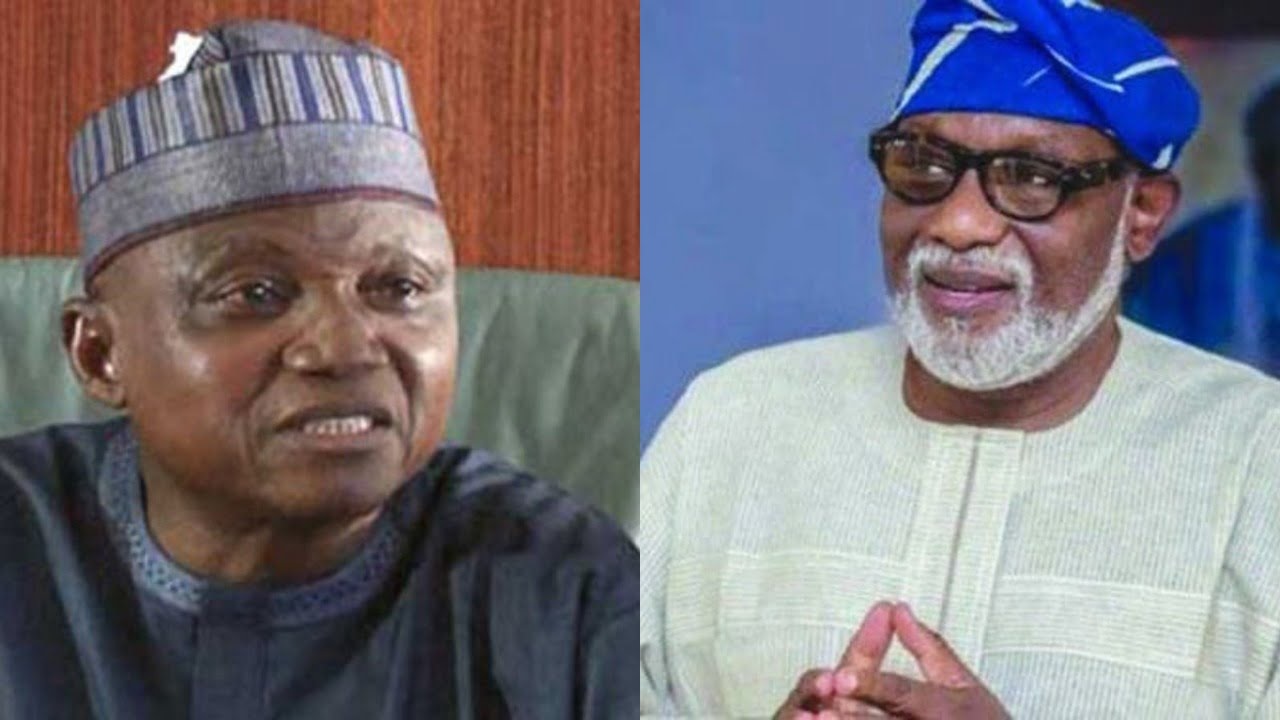 Akeredolu and Garba shehu