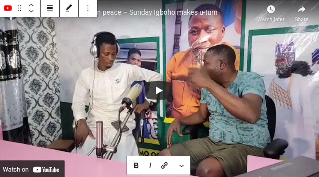 Sunday Igboho makes u-turn, prays Adeboye son