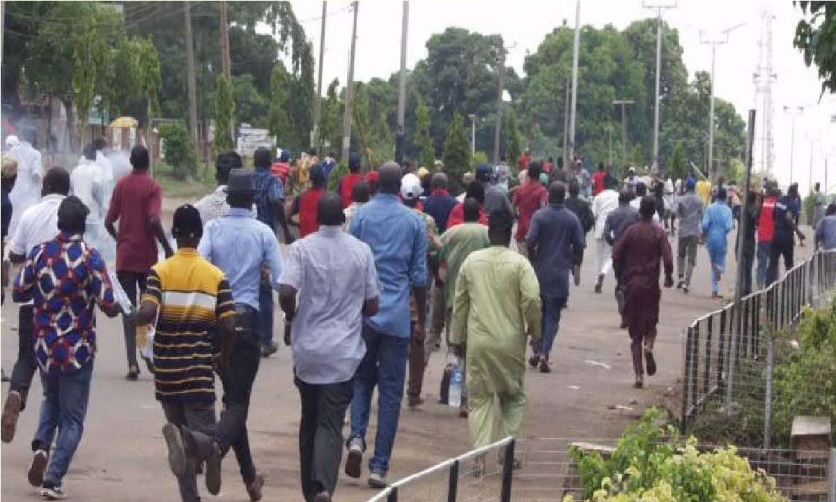 Angry youths booed and chased Senator away