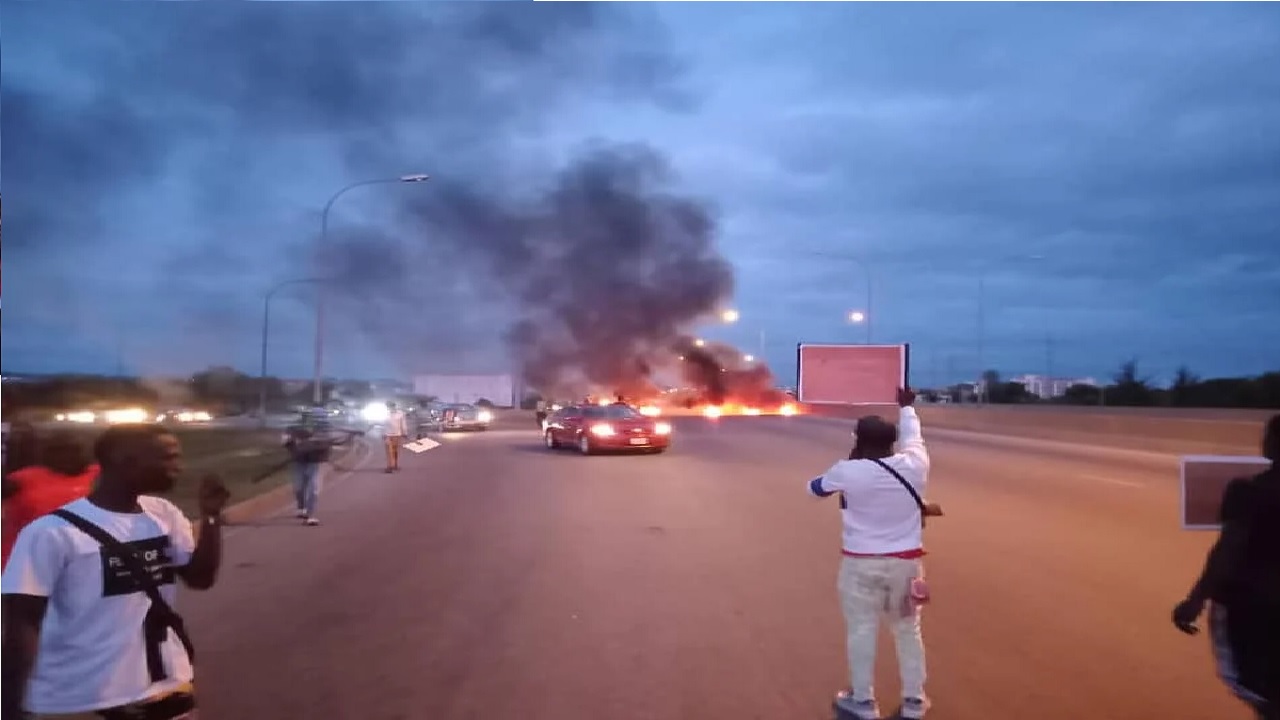 Buharimustgo protest in Abuja