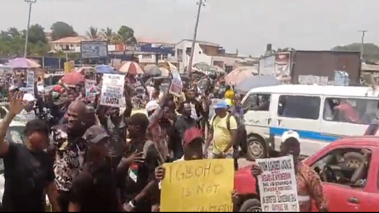 Protest hits Ibadan over Sunday Igboho'raid