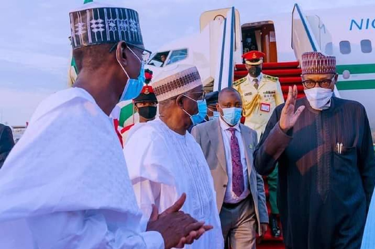 Buhari retuns to Nigeria
