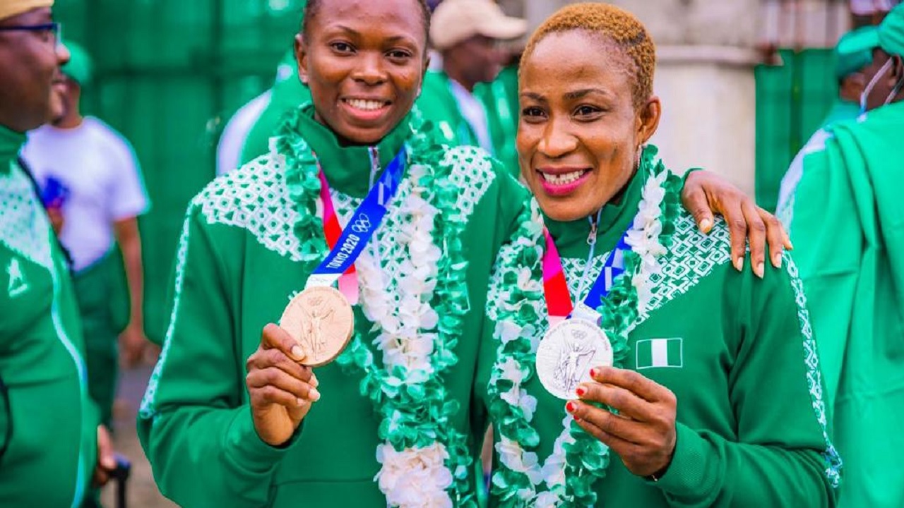 Olympic medalists Brume, Oburududu return from Tokyo