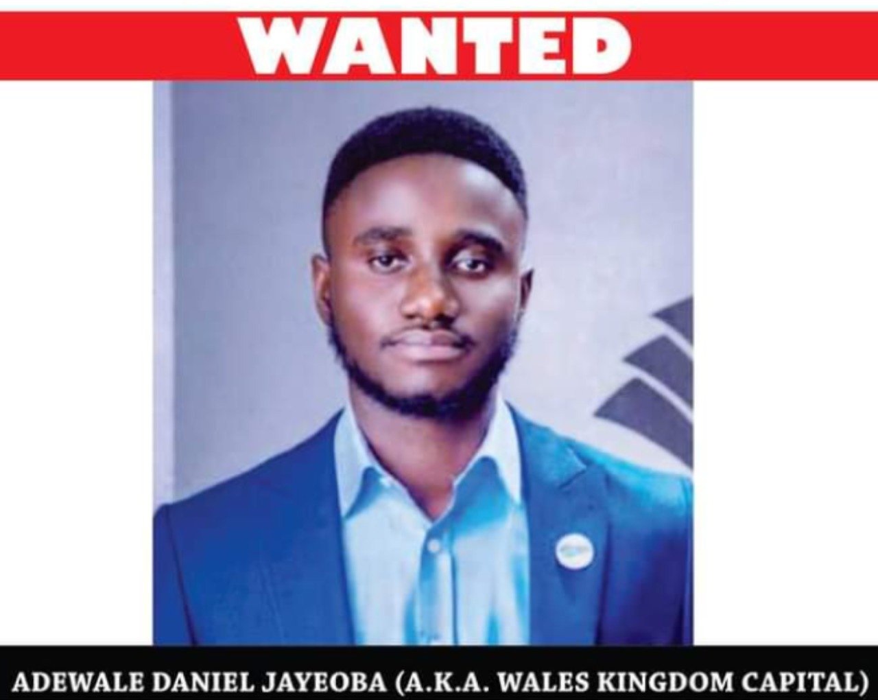 EFCC declares Jayeoba wanted