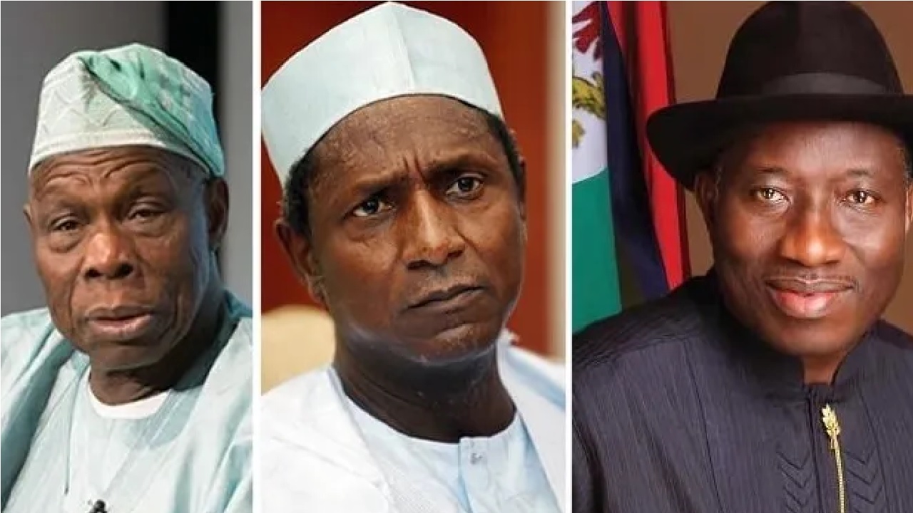Obasanjo, Yar'adua and Jonathan