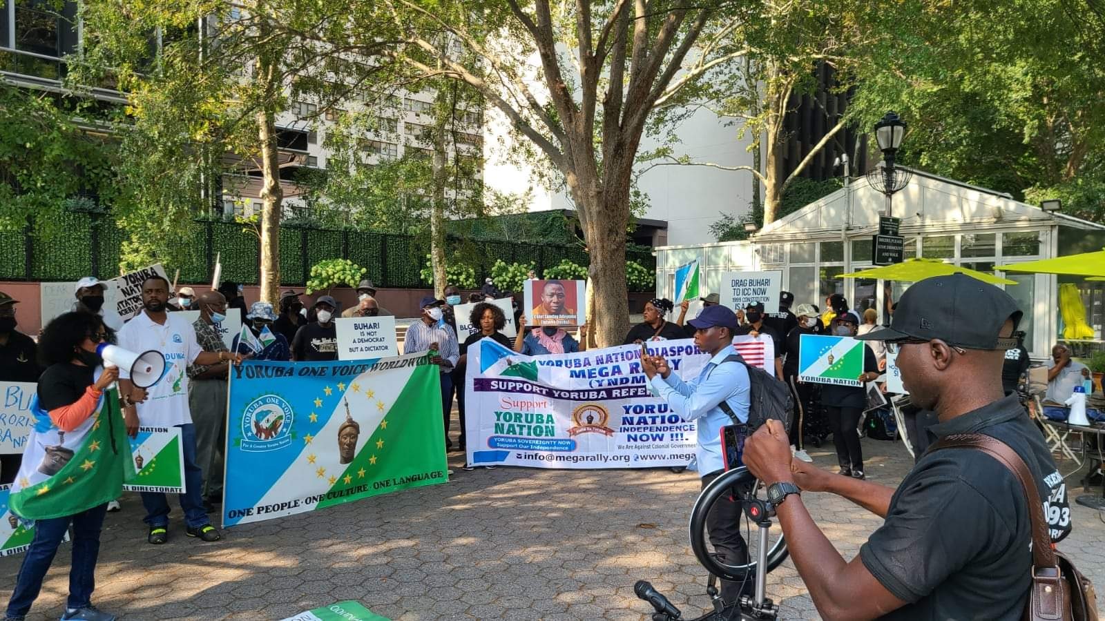 Yoruba protest in UN