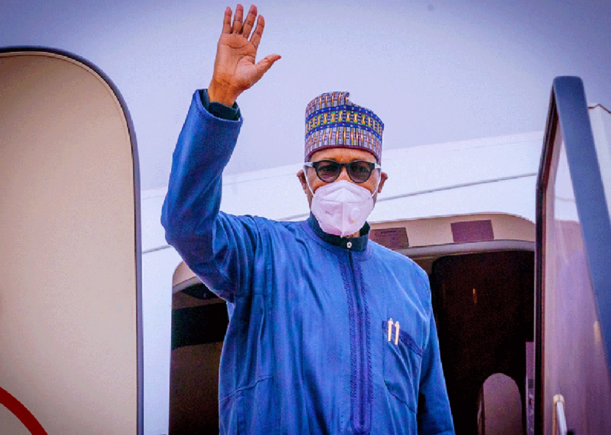 Buhari departs Nigeria