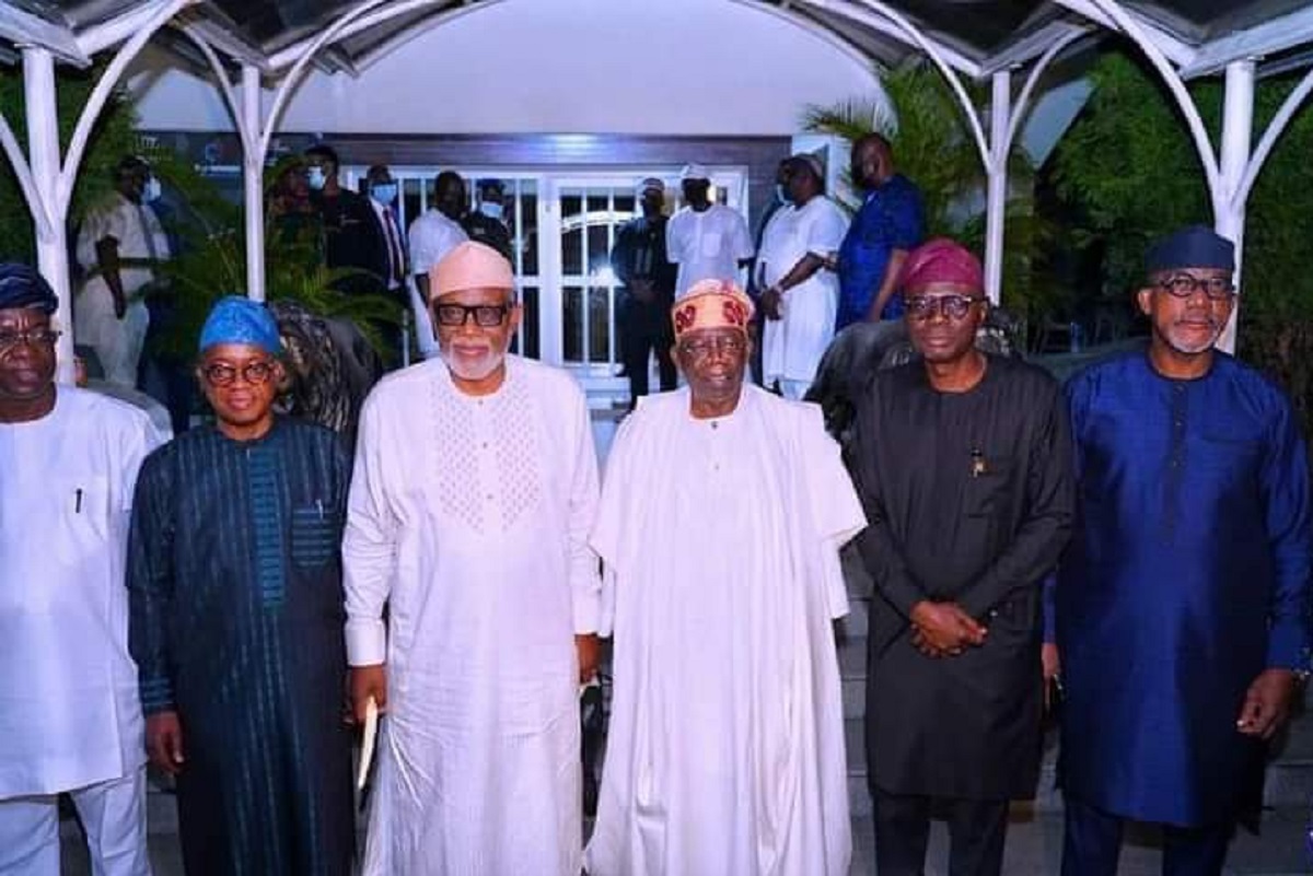 South west governors meet Tinubu