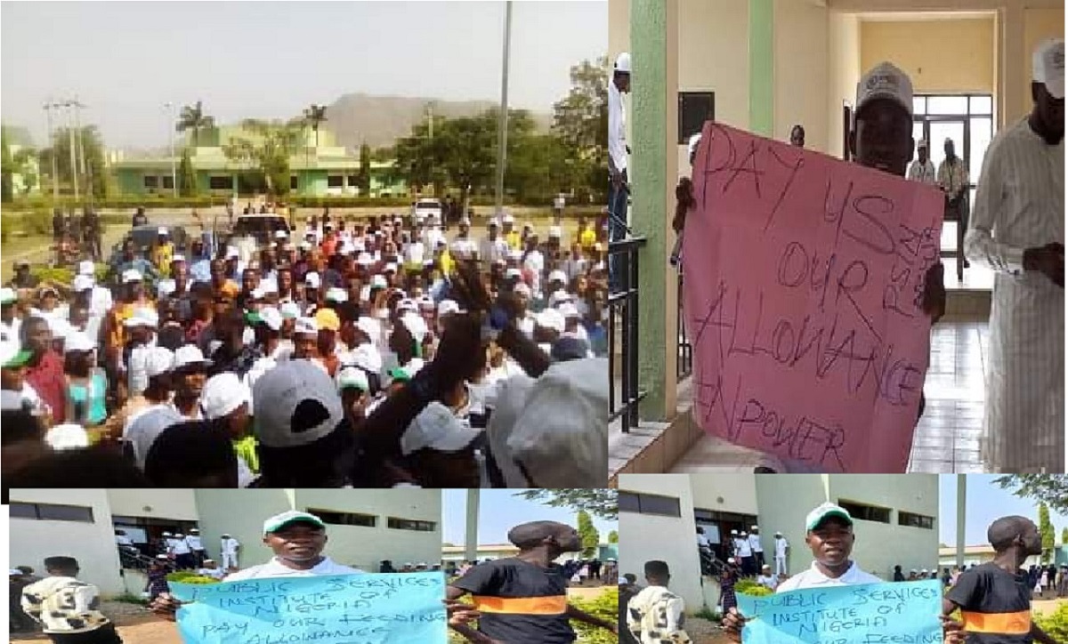 N-Power protest in Abuja