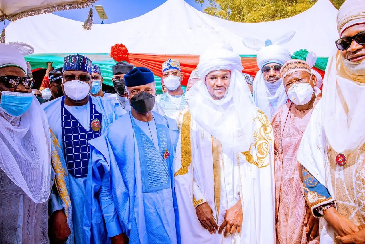 Osinbajo and Emir of Daura