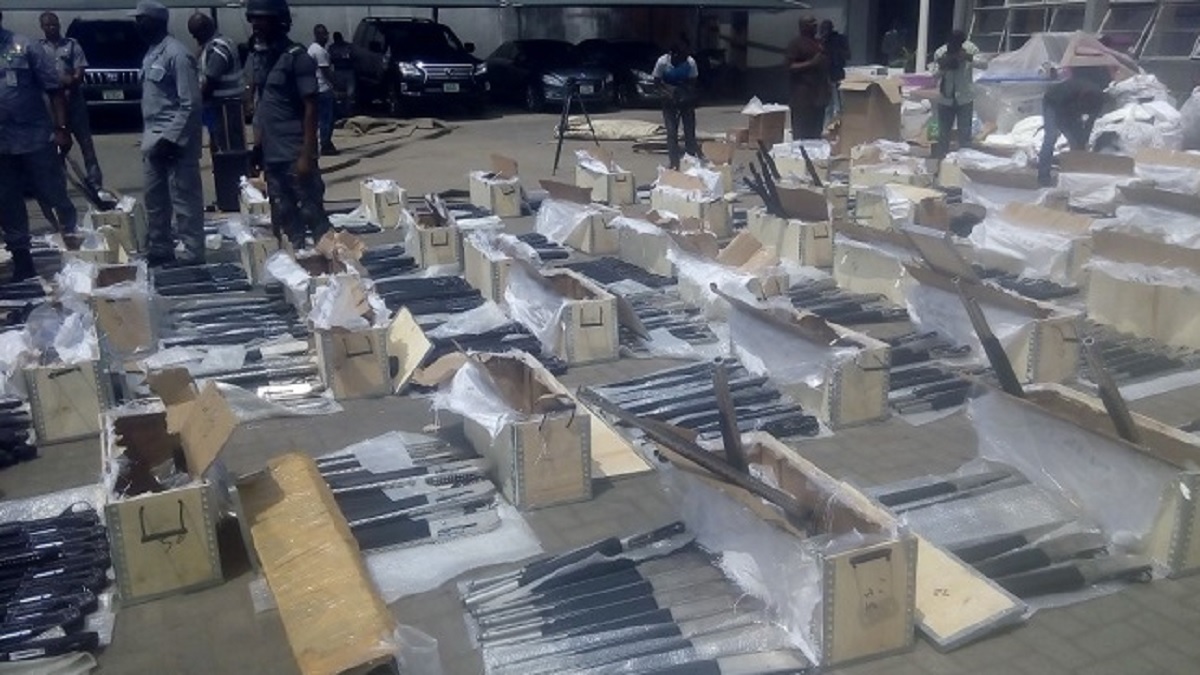 ammunition at Lagos port