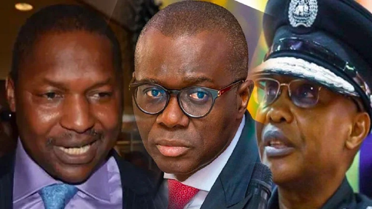 Malami, Sanwo-Olu and Usman Baba