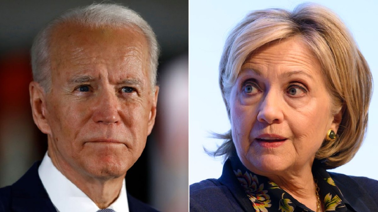 Biden and Clinton