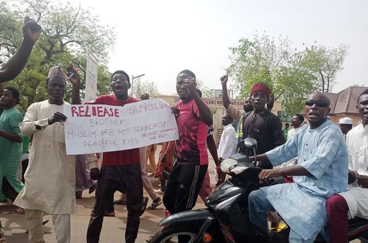 Youths protest in sokoto