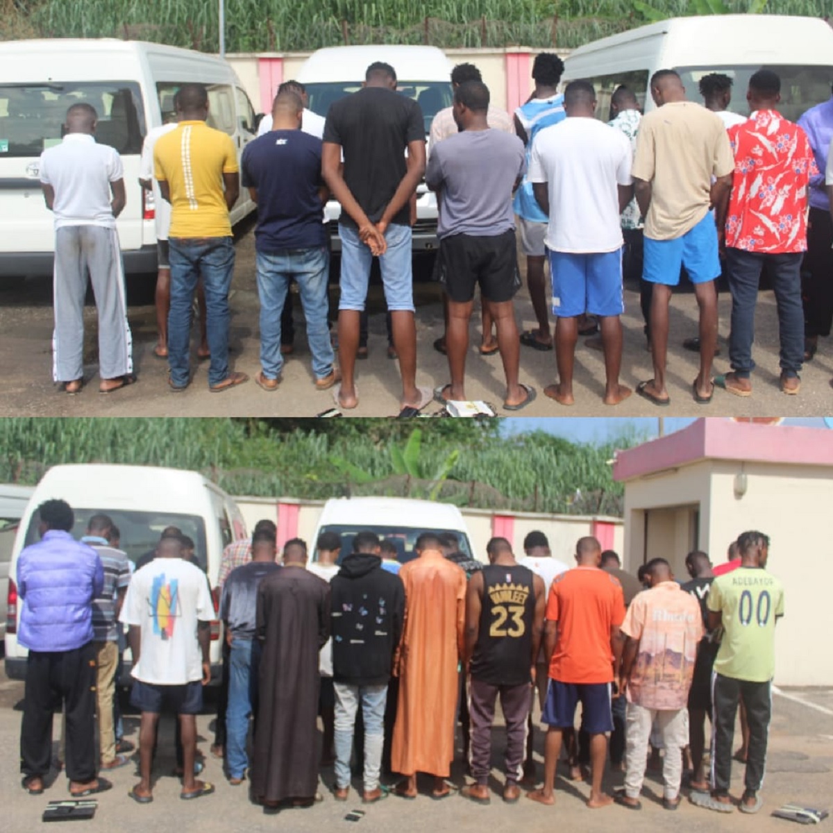 EFCC arrests 41 yahoo boys in Akure