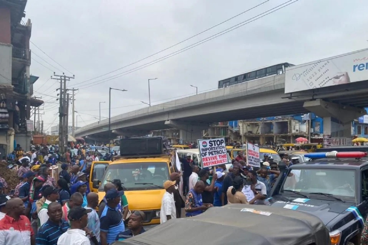 NLC protest in Lagos