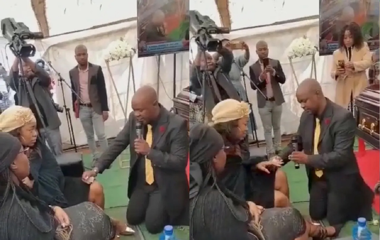 Pastor proposes to woman at her father’s funeral service