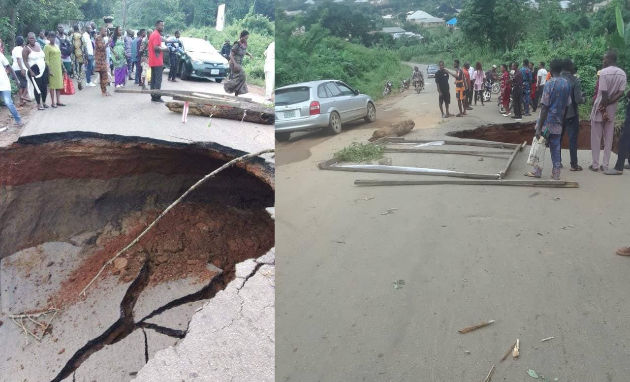 Bridge collapse in Ekiti