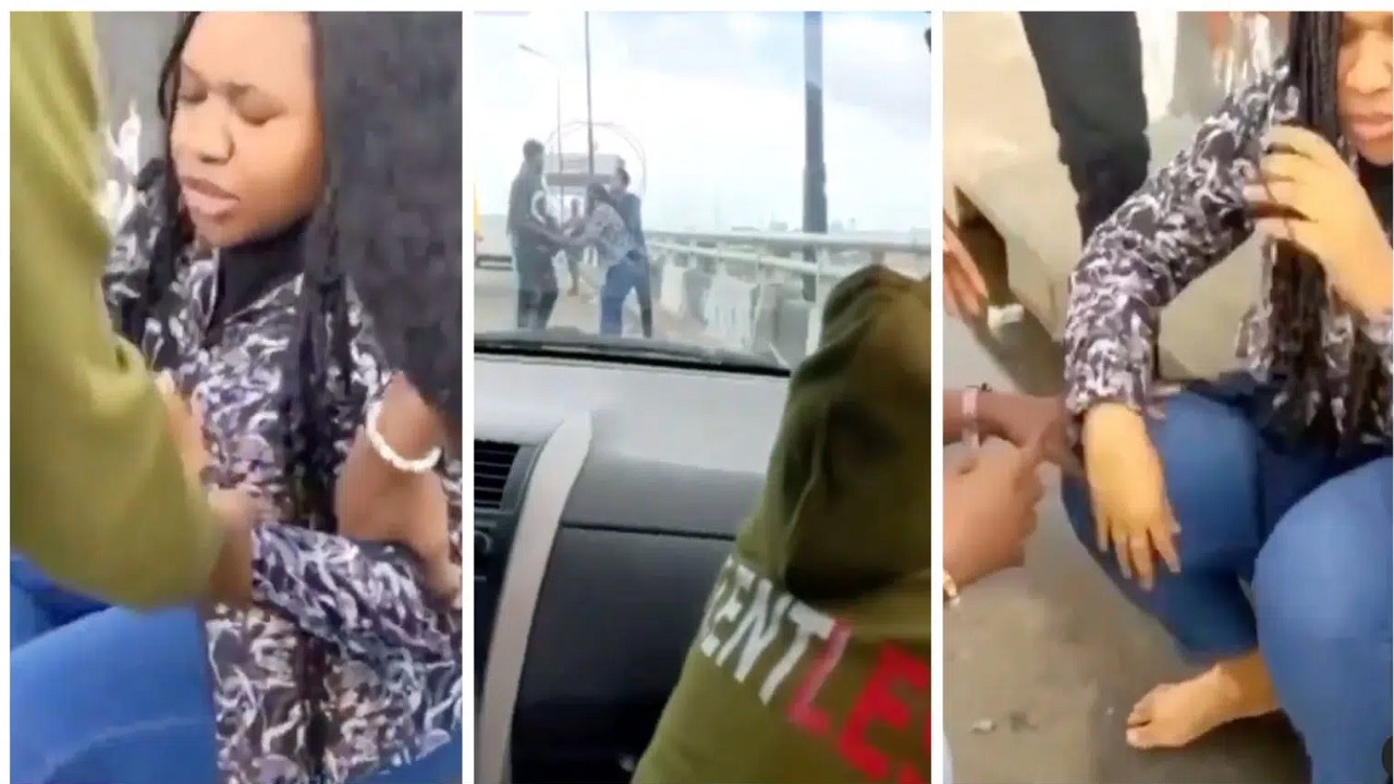 Nigerians Stop Young Woman From Jumping Into Lagos Lagoon