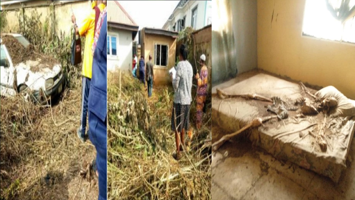 Remnants of decomposed body found in the bedroom after four years in Ibadan