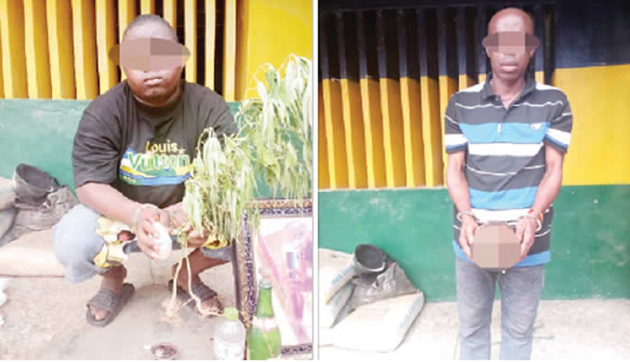 Yahoo Boy caught with human parts