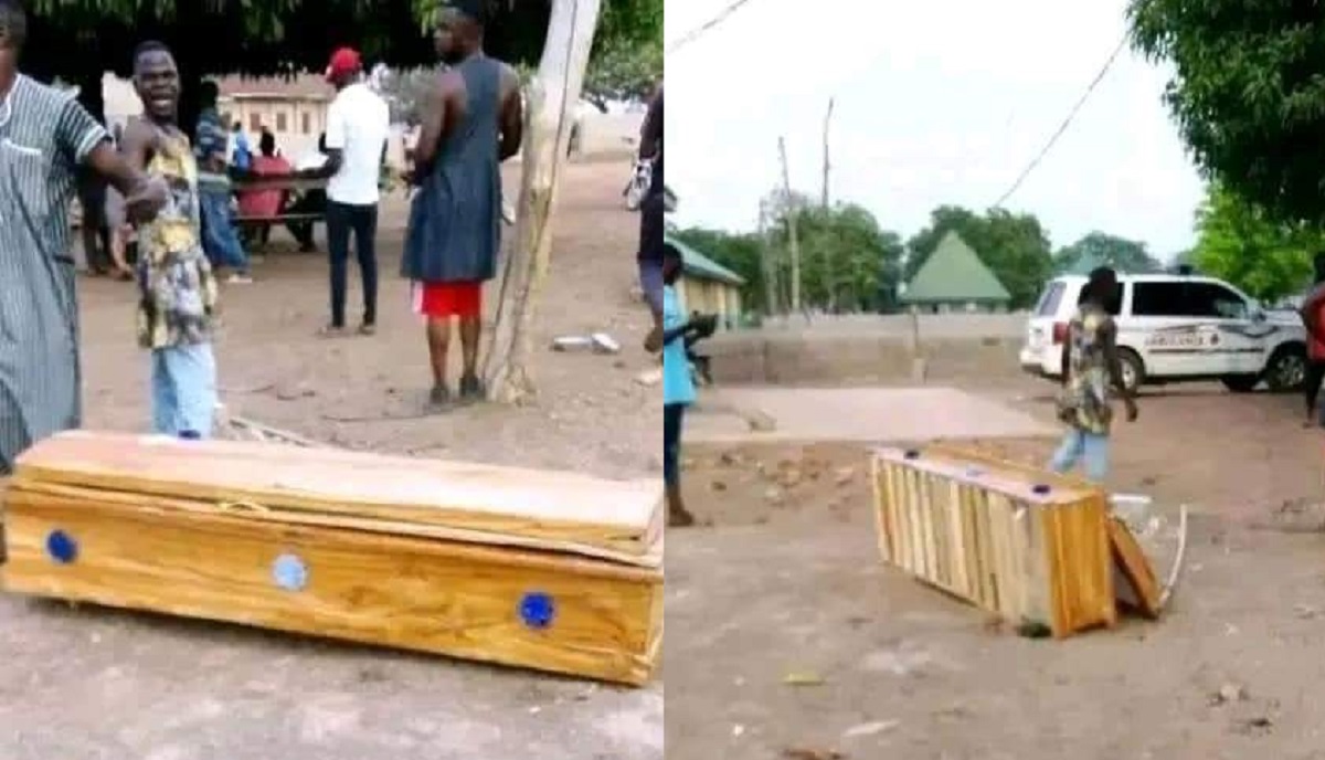 family rejects coffin brought by son-in-law for burial of his Mother-in-law in Benue