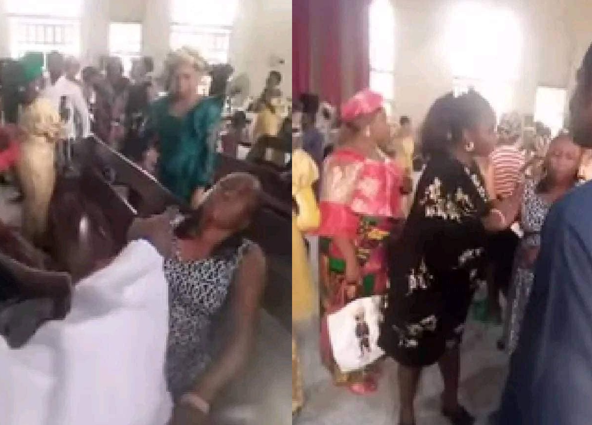 Pregnant Lady Crashes Boyfriend’s wedding in Port Harcourt